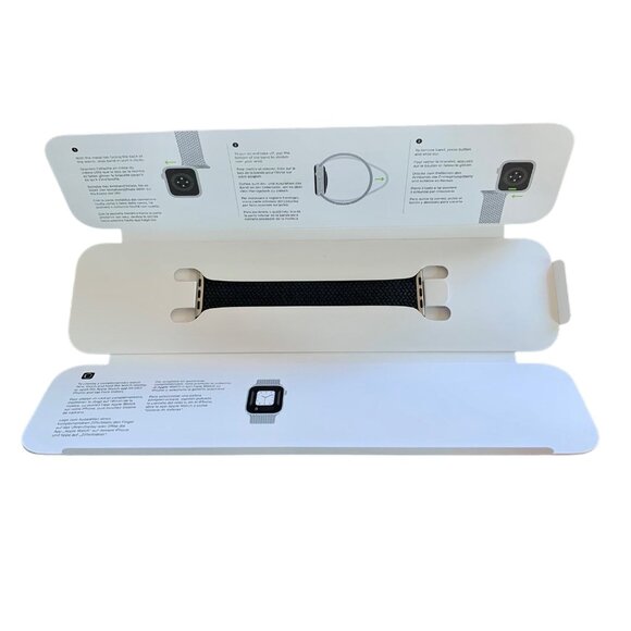 Apple Other - APPLE Watch Braided Solo Loop Watch Band Size 4 40mm Charcoal Black Genuine